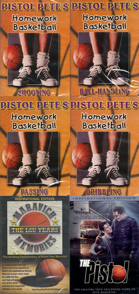 Pistol Pete Basketball Training Set - The 6 Shooter Pkg Inspiration Version